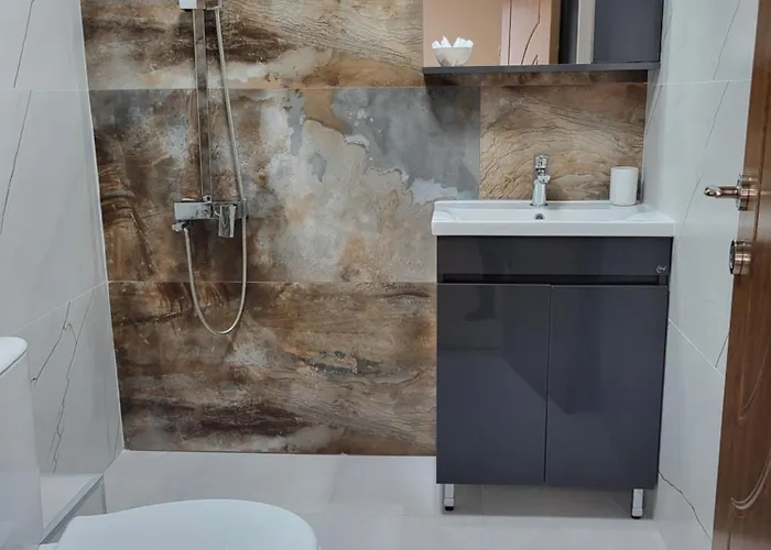 панорамен пентхаус - кабинков лифт - 3 спални バンスコ