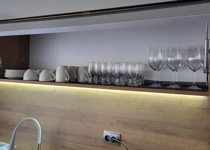 панорамен пентхаус - кабинков лифт - 3 спални アパート バンスコ